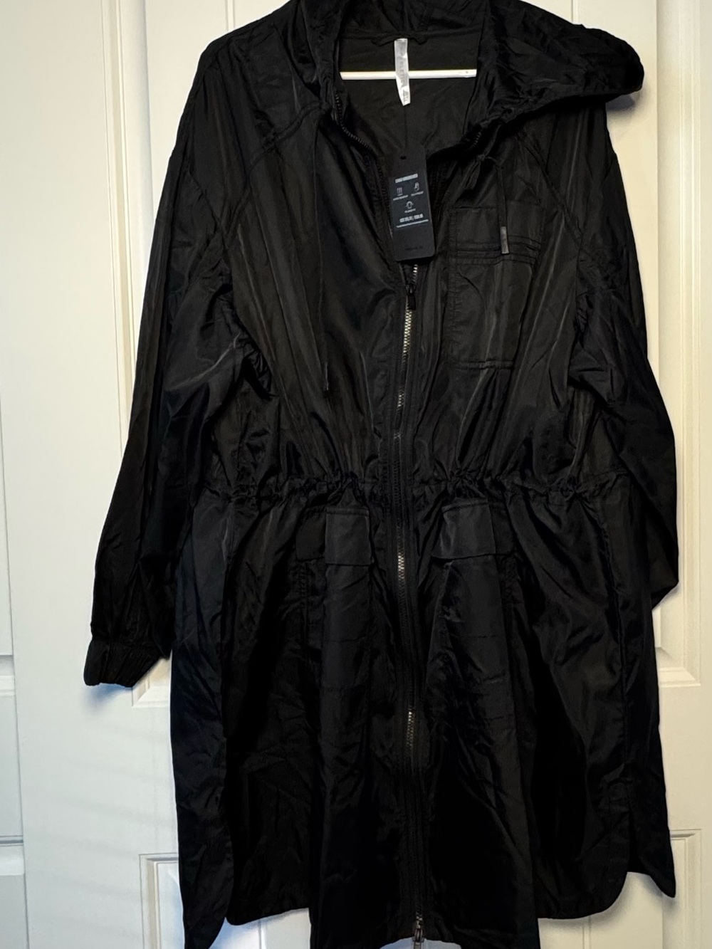 Fabletics Cargo Windbreaker Jacket - Black